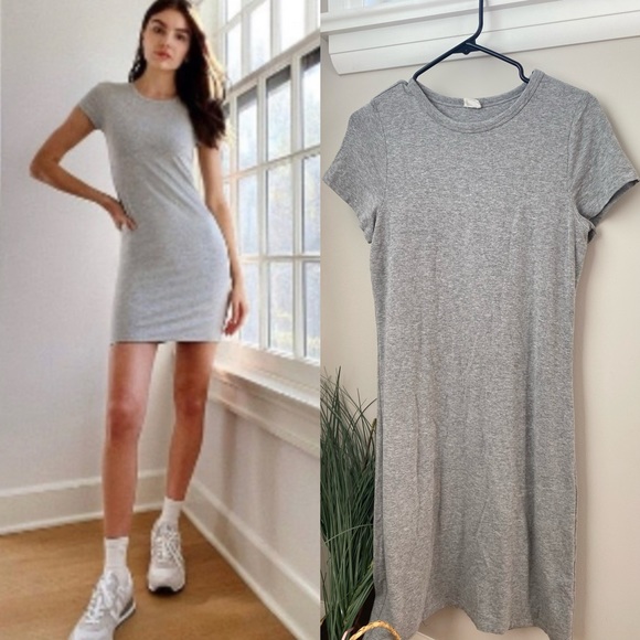 Aritzia Dresses & Skirts - Wilfred Free Crewneck T-shirt dress size L